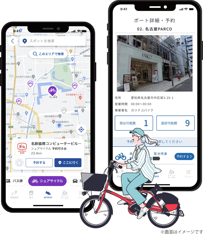 シェアサイクル