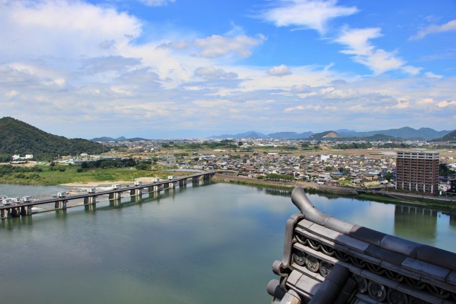 菲比很喜歡犬山城天守最上層望出的風景，可以遠眺岐阜城、小牧城與名古屋市區