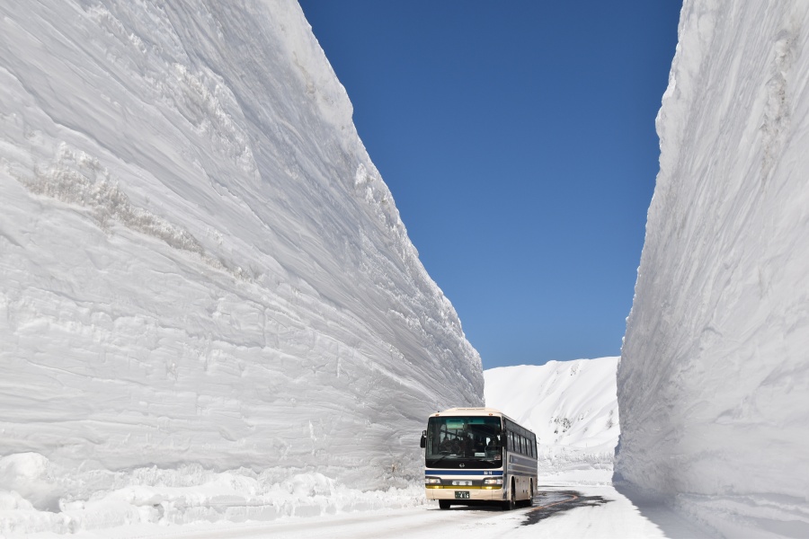 立山黑部「雪的大谷」