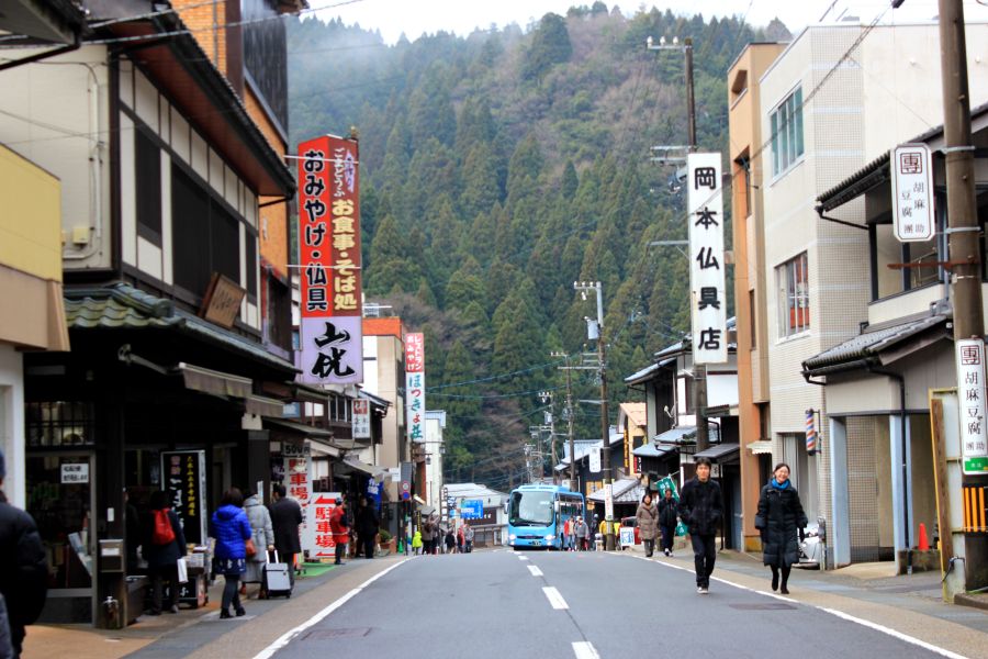 永平寺前的參道上有目測大約20家左右的土產店可以逛吃逛買