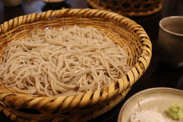 Handmade soba noodles