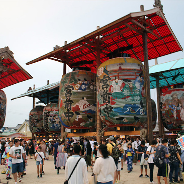 The Mikawa Isshiki Giant Lantern Festival