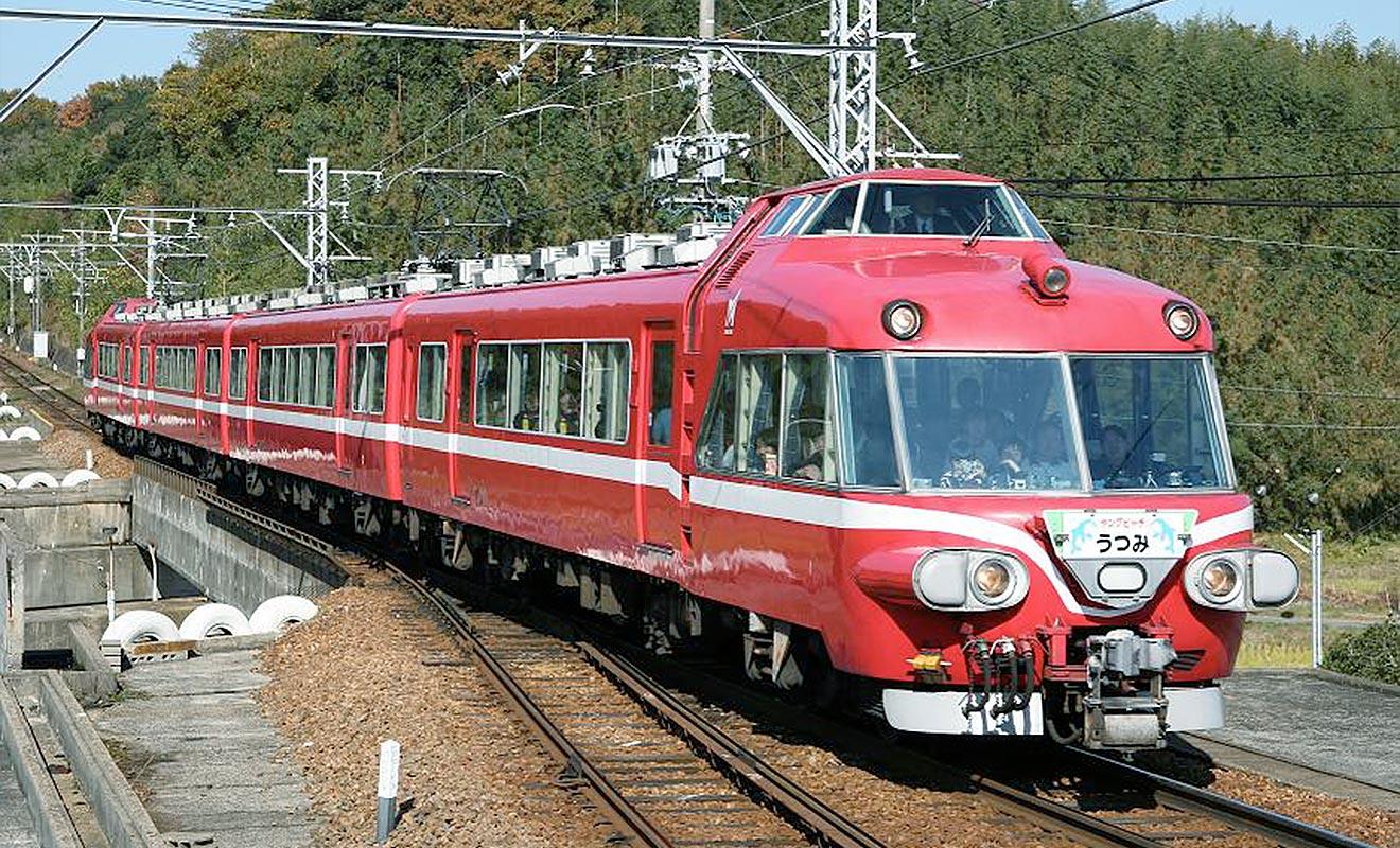 名鉄7000系パノラマカー（2次車）白帯車\u0026名鉄3400系