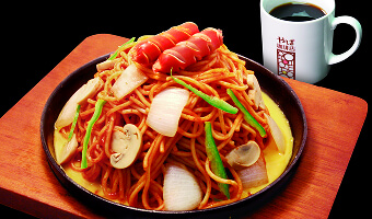 やば珈琲店 鉄板パスタ画像