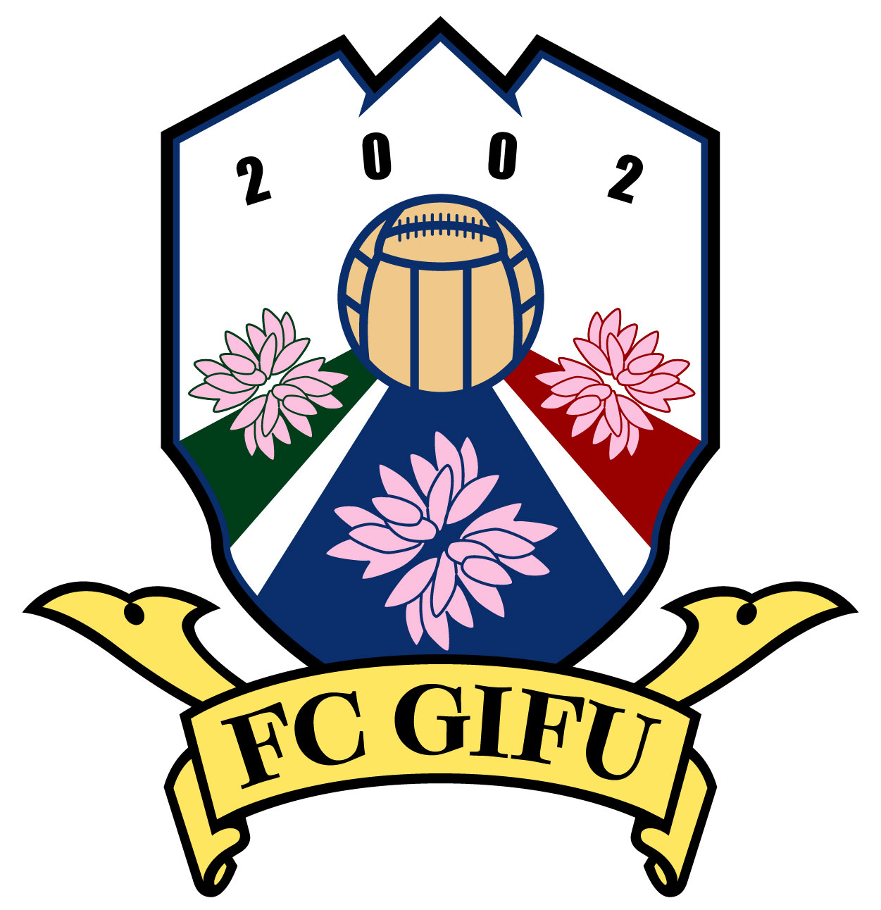 FC岐阜（協賛：名鉄協商 等）ロゴ